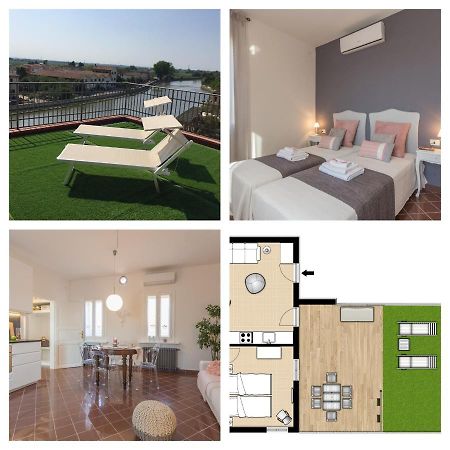 Palazzo Spada - Attico Con Terrazza Vista Fiume In Centro Codigoro Exteriör bild